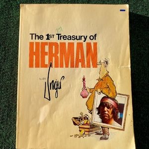 Jim Unger The 1st Treasury of Herman Andrews and McMeel 1979 Cartoon Artist VTG